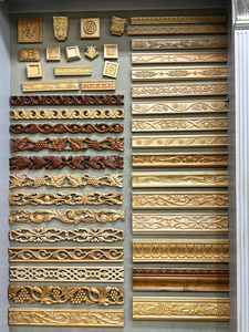 Plinthe en bois moderne de qualité supérieure Plinthe d'armoire en bois massif pour les projets de meubles d'intérieur Moulure de plinthe d'armoire en bois - Product Image 4