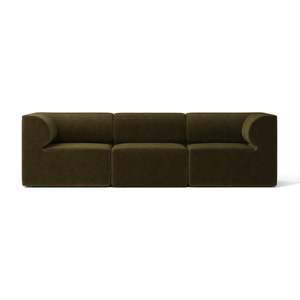 Contemporary 3-Seater Eave Square Fabric <b>Sofa</b> Upholstered with Extendable Feature for Home Living Room Furniture - Product Image 6