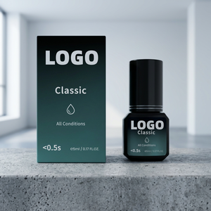 Pegamento Coreano Vegano para Extensiones de Pestañas, de Secado Rápido, Libre de Hidroquinona, Resistente al Agua y al Aceite, para Todas las Condiciones - Product Image 1