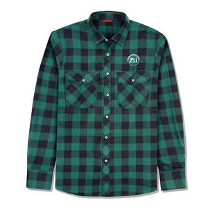 Chemises en flanelle pour hommes à manches longues de couleur unie, logo personnalisé, saison printemps, légères, écologiques, service OEM - Product Image 1