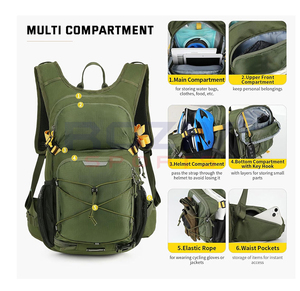 Nueva Mochila de Ciclismo Impermeable Personalizable, 25L de Capacidad, Correas Ajustables, Amplio Espacio de Almacenamiento para Aventuras al Aire Libre - Product Image 6