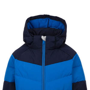 แจ็กเก็ตผู้หญิงเสื้อแจ็กเก็ตฤดูหนาวดีไซน์บล็อกสีตามสั่ง - Product Image 3