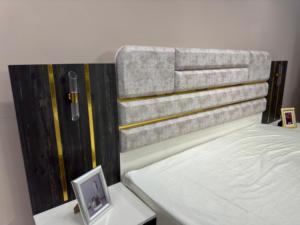 Mobilier de chambre à coucher de luxe moderne ensemble de salon de luxe en métal réglable avec rangement style minimaliste pour la maison ou l'hôtel - Product Image 4