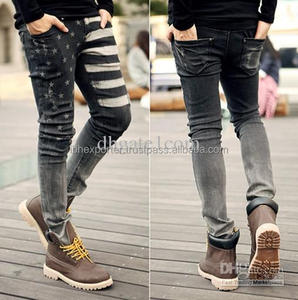Jeans denim imprimés personnalisés New Street Style - Product Image 1