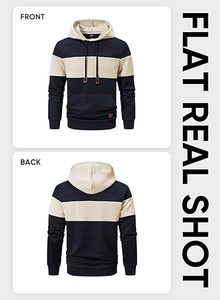 Women's Lightweight <b>Waffle</b> Knit Hooded Pullover Sweatshirt Long Sleeve Drawstring Solid Color <b>Block</b> Pocket Winter ODM XS Size - Product Image 4