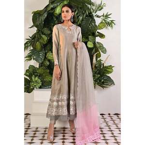 Ensemble Kalidaar et Dupatta avec pantalon en tissu chiffon, pour une amour éternelle - Product Image 1