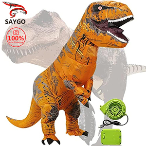 Disfraz De Mascota De <span class=keywords><strong>Dinosaurio</strong></span> Cosplay Inflable De Poliéster Dragón T-Rex Para Adulto Directo De Fábrica Para <span class=keywords><strong>Carnaval</strong></span> - Product Image 1