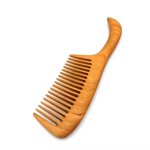 หวีซี่ห่างทำจากไม้หวีซี่กว้างทำด้วยมือทำจากผมธรรมชาติสินค้าดูแลส่วนบุคคล - Product Image 3