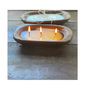 Cuenco de masa de madera sostenible de calidad superior para velas, cuenco de masa decorativo, bandeja de frutas, decoración del hogar - Product Image 5