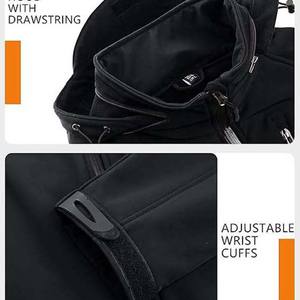 Vestes pour hommes vestes coupe-vent softshell vestes coupe-vent hautes vestes d'alpinisme trois-en-un vêtements de sport de plein air - Product Image 5