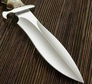 Cuchillo de Caza Personalizado Más Vendido con Hoja de Acero de Damasco y Mango de Madera de Hueso de Camello, Opción de Venta al por Mayor OEM ODM - Product Image 2