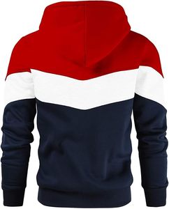 Sudadera con capucha de lana de algodón bordado de nuevo diseño para hombre Streetwear Jogging Hoodie - Product Image 3