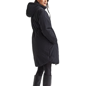 OEM ODM Wholesale Custom Logo Solid Long Coat Man Winter Outdoor Windproof Parka Quilted <b>Padded</b> Jackets for Men - Product Image 2