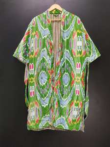 Batas de baño de terciopelo de calidad superior de proveedor indio, tacto suave, sensación cálida, longitud de rodilla de lujo frontal para mujeres, uso diario en el hogar - Product Image 6