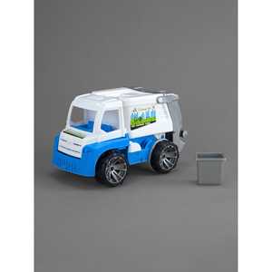 City <b>Garbage</b> <b>Truck</b> <b>Toy</b> Friction-Powered Plastic Car with Detachable Dustbin for Boys - Product Image 1