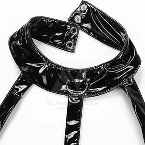 Sujetador Deportivo de Yoga de Cuero de Alta Calidad para Mujer, Estilo Sexy, Transpirable, Impermeable, con Soporte Alto, Cuello en U, Almohadillas Extraíbles, Personalizable - Product Image 6