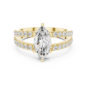 14K <b>Indian</b> Bridal <b>Ring</b> with Stone - Product Image 5