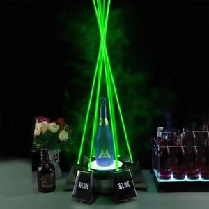 Custom LED Bottle Presenter Glorifier with Led Sign - Rechargeable Portable <strong>VIP</strong> Wine Champagne Display <strong>Stand</strong> - Product Image 3