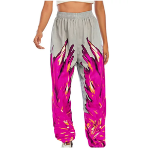 Pantalons de survêtement décontractés pour hommes, style droit, imprimés par sublimation, respirants, pantalons de fitness, entraînement, jogging, légers, non tissés - Product Image 4