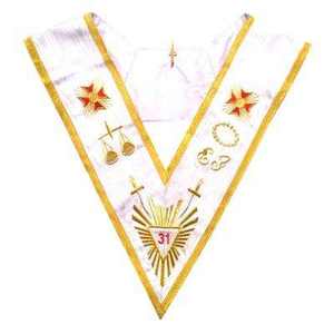 Nueva colección Venta al por mayor Calidad Masonic Regalia 30 Grados ASSR Freemason Scottish Rite Collar - Product Image 2