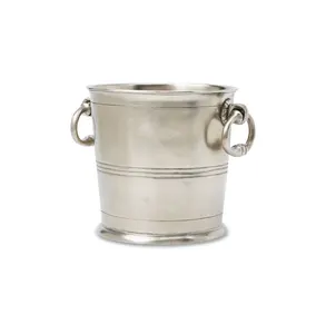 Seau à glace artisanal haut de gamme, sous-verres de qualité export, artisanat métallique sculpté, service traiteur et événements, design zen asiatique, Zahid Exports - Product Image 1