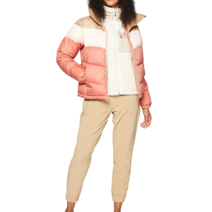 Chaqueta Acolchada Y2K de Talla Grande para Mujer, Chaqueta de Invierno con Bloques de Color, Abrigo Acolchado Cálido y Aislado, Estilo Retro Moderno, Prenda Exterior con Cremallera de Secado Rápido - Product Image 6