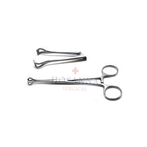 Fórceps quirúrgicos manuales de alta calidad, base esencial, juego de instrumentos de acero inoxidable para cirugía - Product Image 6