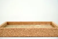 Plateau de service en liège carré écologique de 9x9 pouces Plateau en bois durable pour café hôtels restaurants bars fêtes mariages