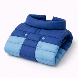 Veste d'hiver PuffShield bleue matelassée pour chien, manteau chaud et léger, gilet matelassé pour chiens de petite, moyenne et grande taille, temps froid - Product Image 6