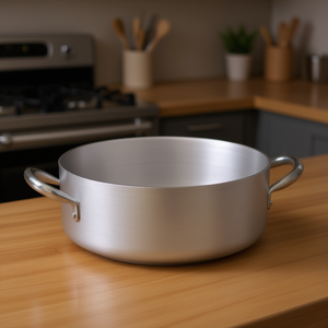 Casserole en aluminium Ballarini 28 cm, série professionnelle 6800, argent satiné 6816.28, pour les essentiels de cuisine - Product Image 3
