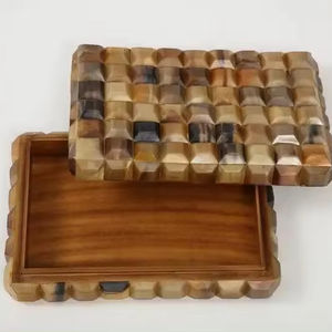 100% Natural fuerte indio hecho a mano cuerno joyero elegante atractivo colorido estilo Animal elegante cuerno Natural joyero - Product Image 1