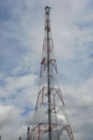 Accessoire de tour de télécommunication micro-ondes à treillis angulaire pour émetteur-récepteur 5 km, pylône en acier à 4 pieds du fabricant