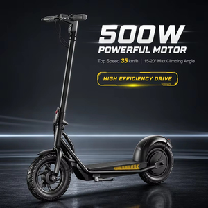สกู๊ตเตอร์ไฟฟ้าพับได้ขนาด 12 นิ้ว พร้อมมอเตอร์ 500W แบตเตอรี่ 36V 15Ah โครงอะลูมิเนียมอัลลอยด์ ยางลม ระบบเบรกคู่ สำหรับการใช้งานในเมืองประจำวัน - Product Image 6