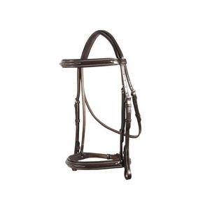 PRIMO EQUINE haute qualité marron noir cuir de vachette anglais cheval brides boucles en acier personnalisable Western équitation course - Product Image 3