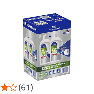 Détergent liquide jetable Ariel Professional pour la cuisine et la salle de bain 3,85 L - 2 x 70 lavages - Product Image 1