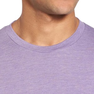 Round Neck Curved <b>Hen</b> <b>T</b> <b>Shirts</b> Wholesale Breathable Soft Bamboo Cotton <b>T</b> <b>Shirts</b> Plain Blank Athletic Gym Workout Tees Bulk - Product Image 4