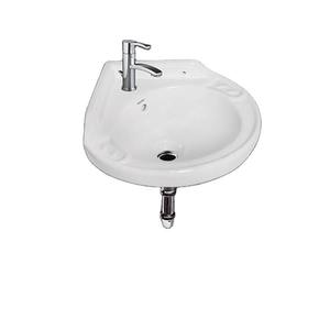 Lavabo Esquinero de Cerámica Inteligente, Montaje en Esquina, Compacto, Ahorro de Espacio, Borde de Lujo, Curva Moderna, Color Personalizado, Electrochapado - Product Image 1