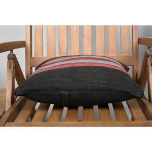 Multicolor Kilim Patchwork Wool Pillow 16x16 Inch Luxury Decorative <b>Cushion</b> Vintage Fluffy Leaves Pattern Portable Bedding - Product Image 5