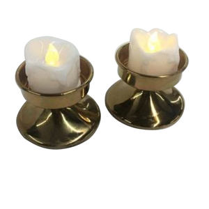 Offre Spéciale En Bois Élégant Bougie Lampe Maison Sol Décor Bougeoir Naturel Brillant Finition Votive Bougeoir Lampe - Product Image 4