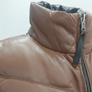 Chaleco Acolchado de Piel de Oveja para Mujer, Tejido, Ecológico, Transpirable, para Invierno, de Doble Uso - Product Image 5