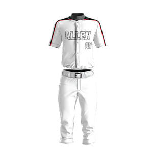 Vente en gros d'uniforme de baseball avec logo personnalisé uniforme de baseball de bonne qualité meilleure vente d'uniformes à prix raisonnable - Product Image 1