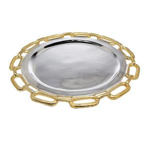 Vente en gros d'assiettes en acier inoxydable nickelé pour mariages, anniversaires de Noël-Plats et assiettes pour événements et fêtes - Product Image 4