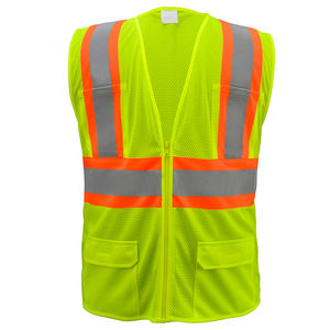Nouvelle conception de veste de sécurité réfléchissante avec plusieurs poches, sortie d'usine, réflecteur de sécurité blanc, gilet réfléchissant 2026 - Product Image 2