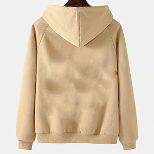 Couleur unie 100% coton jeunesse sport Style Street Style personnalisé surdimensionné hommes hiver pull à capuche impression de décharge en vrac - Product Image 2