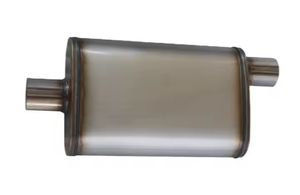 Prix de gros d'usine Accessoires de système d'échappement automatique haute performance Silencieux d'échappement universel en acier inoxydable 409 - Product Image 4