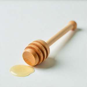 Sustainable Wooden <b>Honey</b> Dripper <b>Spoon</b> with Easy Grip 10ml Capacity Durable for Spreading in Jars Beverages Morning Snacks - Product Image 2