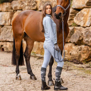 Vente en gros de legging de course et d'équitation, vêtements équestres, collants pour cavaliers, culottes d'équitation souples pour femmes, jodhpurs - Product Image 6