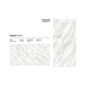 Carreaux de sol en porcelaine brillante résistants aux acides, modernes, 600x1200 mm, pour les intérieurs d'hôtels, avec un design attrayant, épaisseur 5 mm - Product Image 5