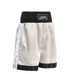 Pantalones Cortos de Boxeo de Moda al por Mayor, Ropa de Entrenamiento de Combate, Transpirable, de Secado Rápido, Satén/Poliéster, Servicio OEM - Product Image 1