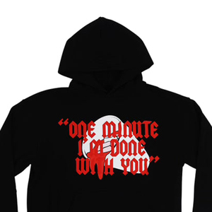 2025 New Arrival Custom Printed <b>Hoodies</b> Blended <b>Oversized</b> French Terry 2025 Design Your Own Quality <b>Black</b> Color <b>Hoodies</b> - Product Image 3